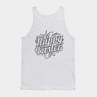 Logo Happy Easter As Color In Easter Tank Top